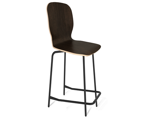 Барный стул SHT-ST15-1/S29-1 (венге/черный муар) в Вологде - изображение