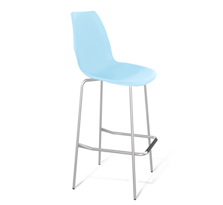 Барный стул SHT-ST29/S29 (пастельно-голубой/хром лак) в Вологде - предосмотр