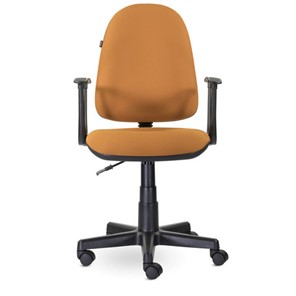 Офисное кресло Brabix Prestige Start MG-312 (эргономичная спинка, ткань, оранжевое) в Вологде - предосмотр