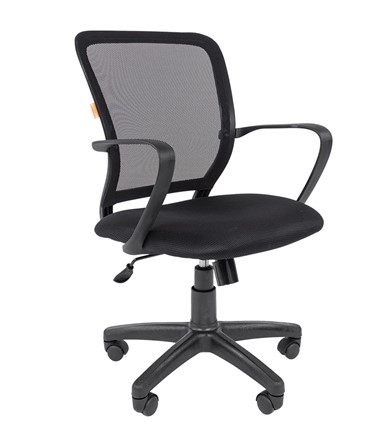 Кресло CHAIRMAN 698 black, ткань, цвет черный в Вологде - изображение