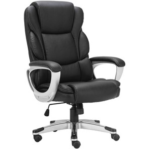 Кресло Brabix Premium Rest EX-555 (пружинный блок, экокожа, черное) 531938 в Вологде - предосмотр