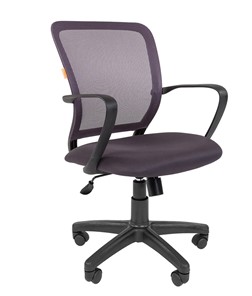 Офисное кресло CHAIRMAN 698 black TW, ткань, цвет серый в Вологде - предосмотр