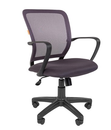 Офисное кресло CHAIRMAN 698 black TW, ткань, цвет серый в Вологде - изображение