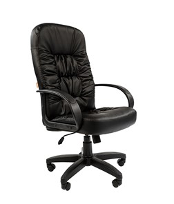 Кресло офисное CHAIRMAN 416, экокожа, цвет черный в Вологде - предосмотр