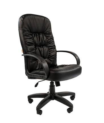 Кресло офисное CHAIRMAN 416, экокожа, цвет черный в Вологде - изображение
