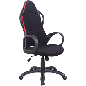Офисное кресло Brabix Premium Force EX-516 (ткань, черное/вставки красные) 531571 в Вологде - предосмотр