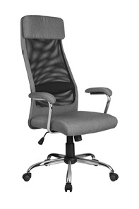 Кресло Riva Chair 8206 HX (Серый/черный) в Вологде