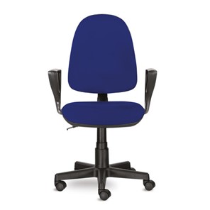 Офисное кресло Brabix Prestige Ergo MG-311 (регулируемая эргономичная спинка, ткань, синее) 532423 в Вологде - предосмотр