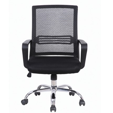 Офисное кресло Brabix Daily MG-317 (с подлокотниками, хром, черное) 531833 в Вологде - изображение