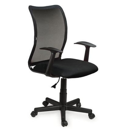 Офисное кресло Brabix Spring MG-307 (с подлокотниками, черное TW) в Вологде - изображение
