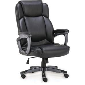 Компьютерное кресло Brabix Premium Favorite EX-577 (пружинный блок, рециклированная кожа, черное) в Вологде