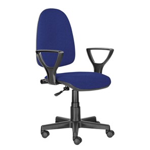 Офисное кресло Brabix Prestige Ergo MG-311 (регулируемая эргономичная спинка, ткань, синее) 532423 в Вологде - предосмотр 2
