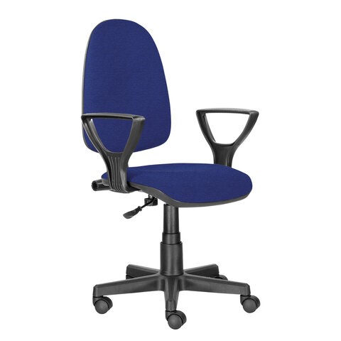 Офисное кресло Brabix Prestige Ergo MG-311 (регулируемая эргономичная спинка, ткань, синее) 532423 в Вологде - изображение 2