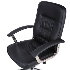Кресло офисное Brabix Bit EX-550 (хром, экокожа, черное) 531838 в Вологде - предосмотр 3