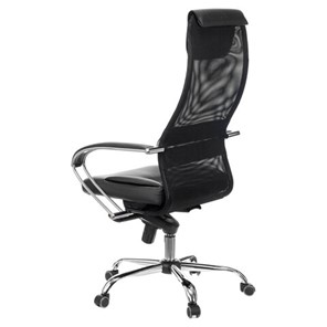 Офисное кресло Brabix Premium Stalker EX-609 PRO (хром, мультиблок, ткань-сетка/экокожа, черное) 532416 в Вологде - предосмотр 4