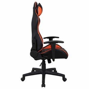 Офисное кресло Brabix GT Racer GM-100 (две подушки, экокожа, черное/оранжевое) в Вологде - предосмотр 1