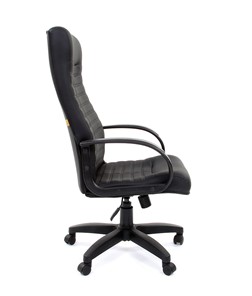 Кресло компьютерное CHAIRMAN 480 LT, экокожа, цвет черный в Вологде - предосмотр 2