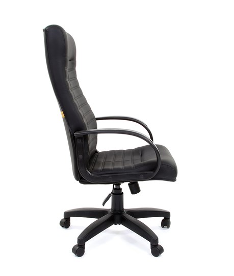 Кресло компьютерное CHAIRMAN 480 LT, экокожа, цвет черный в Вологде - изображение 2