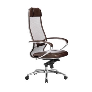 Офисное кресло Samurai SL-1.04, темно-коричневый в Вологде - предосмотр 2