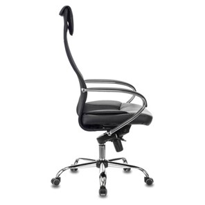 Офисное кресло Brabix Premium Stalker EX-609 PRO (хром, мультиблок, ткань-сетка/экокожа, черное) 532416 в Вологде - предосмотр 1