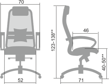 Компьютерное кресло Samurai S-1.04, серый в Вологде - предосмотр 1