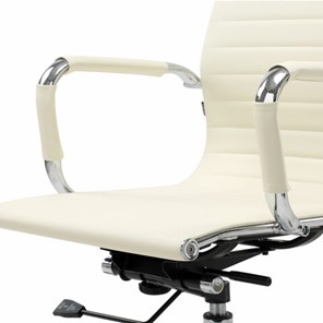 Кресло офисное Brabix Energy EX-509 (экокожа, хром, бежевое) в Вологде - предосмотр 3