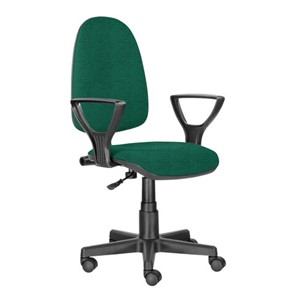 Офисное кресло Brabix Prestige Ergo MG-311 (регулируемая эргономичная спинка, ткань,черно-зеленое) в Вологде - предосмотр 2