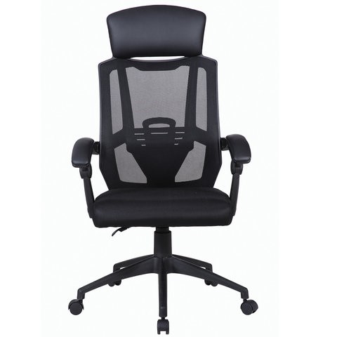 Офисное кресло Brabix Nexus ER-401 (с подлокотниками, черное) 531835 в Вологде - изображение 2