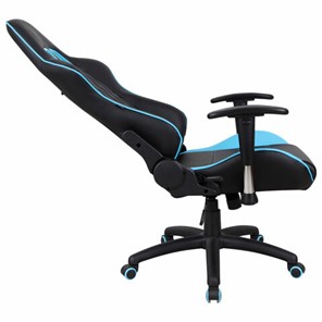 Компьютерное кресло Brabix GT Master GM-110 (две подушки, экокожа, черное/голубое) 531928 в Вологде - предосмотр 4