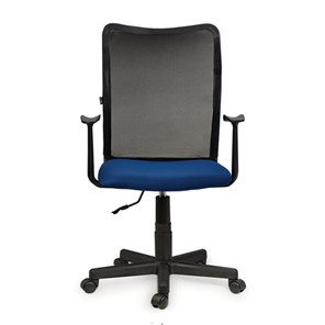 Офисное кресло Brabix Spring MG-307 (с подлокотниками, комбинированное синее/черное TW) в Вологде - предосмотр 2