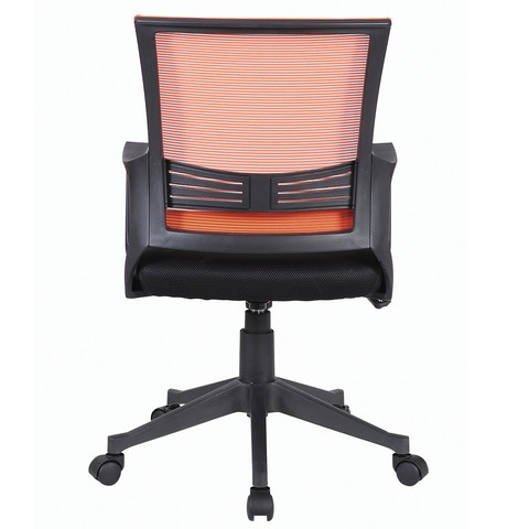 Кресло офисное Brabix Balance MG-320 (с подлокотниками, комбинированное черное/оранжевое) в Вологде - изображение 2