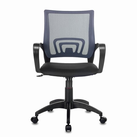 Офисное кресло Brabix Fly MG-396 (с подлокотниками, сетка, серое/черное) 532085 в Вологде - изображение 1