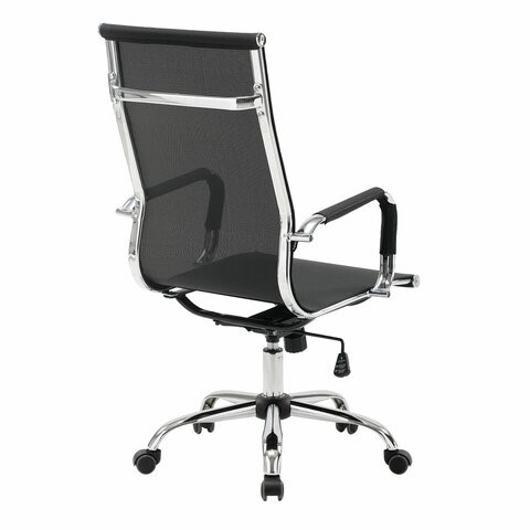 Компьютерное кресло Brabix Line EX-530 (хром, сетка, черное) 531846 в Вологде - изображение 2