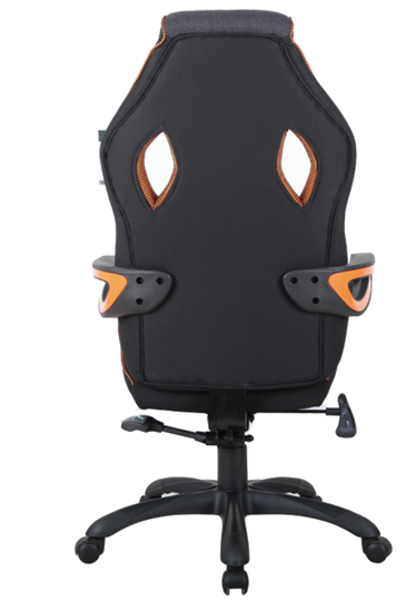 Кресло Brabix Techno Pro GM-003 (ткань, черное/серое, вставки оранжевые) в Вологде - изображение 4
