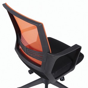 Кресло офисное Brabix Balance MG-320 (с подлокотниками, комбинированное черное/оранжевое) в Вологде - предосмотр 6