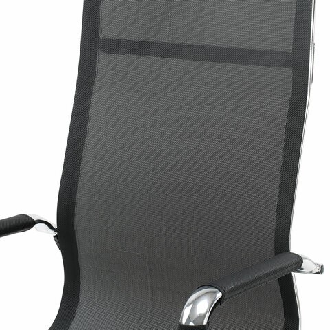 Компьютерное кресло Brabix Line EX-530 (хром, сетка, черное) 531846 в Вологде - изображение 6