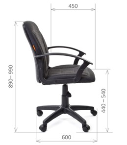 Кресло CHAIRMAN 627 ткань, цвет серый в Вологде - предосмотр 2