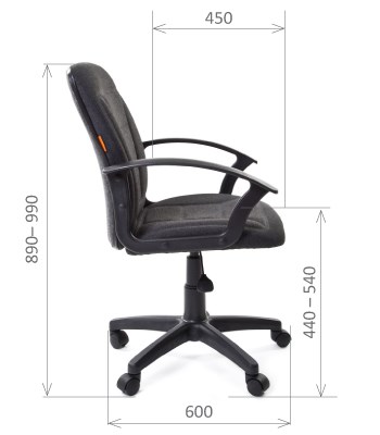 Кресло CHAIRMAN 627 ткань, цвет серый в Вологде - изображение 2