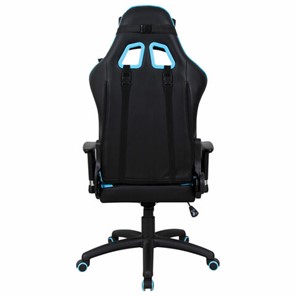 Компьютерное кресло Brabix GT Master GM-110 (две подушки, экокожа, черное/голубое) 531928 в Вологде - предосмотр 3