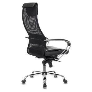 Офисное кресло Brabix Premium Stalker EX-609 PRO (хром, мультиблок, ткань-сетка/экокожа, черное) 532416 в Вологде - предосмотр 2