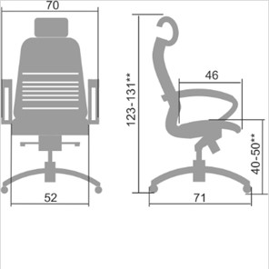 Офисное кресло Samurai K-2.04 темно-коричневый в Вологде - предосмотр 1