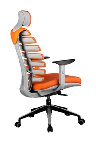 Офисное кресло Riva Chair SHARK (Оранжевый/серый) в Вологде - предосмотр 3