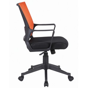 Кресло офисное Brabix Balance MG-320 (с подлокотниками, комбинированное черное/оранжевое) в Вологде - предосмотр 1