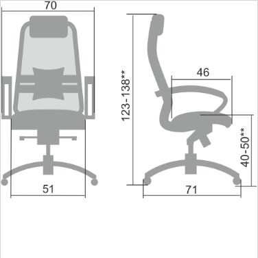 Офисное кресло Samurai SL-1.04, темно-коричневый в Вологде - изображение 1