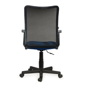 Офисное кресло Brabix Spring MG-307 (с подлокотниками, комбинированное синее/черное TW) в Вологде - предосмотр 3