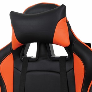 Офисное кресло Brabix GT Racer GM-100 (две подушки, экокожа, черное/оранжевое) в Вологде - предосмотр 5