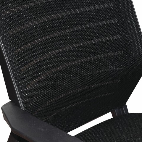Кресло компьютерное Brabix Victory MG-016 (подголовник, хром, черное) 531924 в Вологде - изображение 5