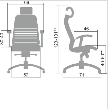 Офисное кресло Samurai K-3.04 черный в Вологде - изображение 1