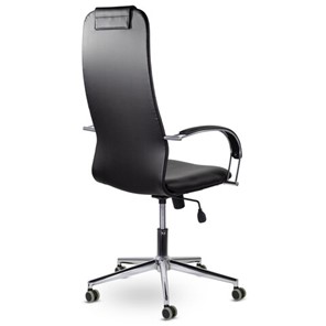 Офисное кресло Brabix Premium Pilot EX-610 CH (хром, кожзам, черное) в Вологде - предосмотр 3