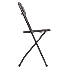 Офисный стул складной Brabix Golf CF-002 (черный каркас, пластик черный) в Вологде - предосмотр 2